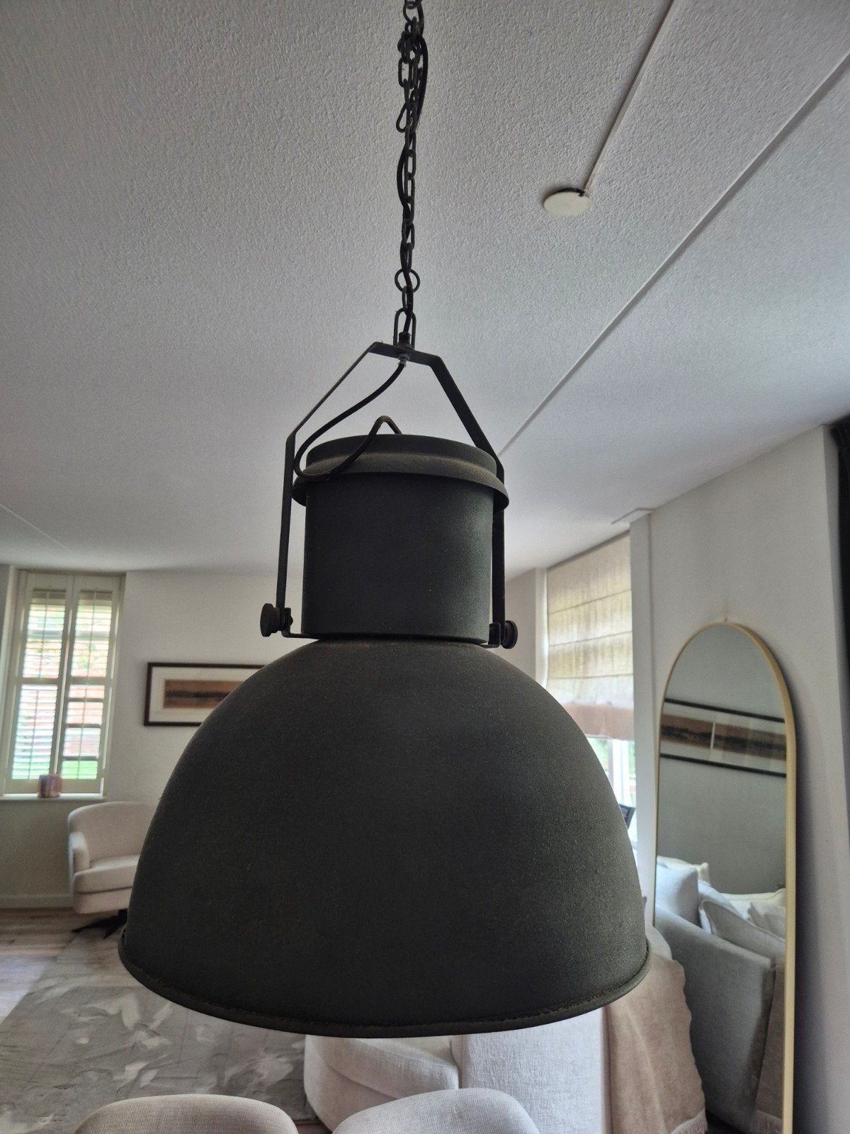 By Boo Hanglamp - Robuust en Ruw Materiaal, Industrieel, Modern, Zo goed als nieuw, Metaal, E27 (groot)