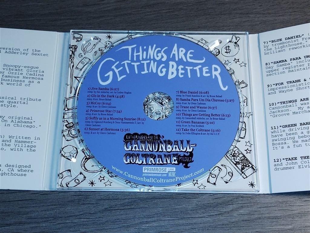 Luther Hughes & The Cannonball-Coltrane Project ‎- Things Ar, Ophalen of Verzenden, Zo goed als nieuw, Jazz