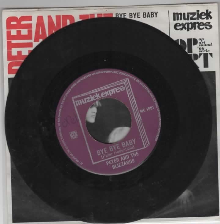 Nederbeat- Peter and the Blizzards- Bye Baby  Muziek Expres, Cd's en Dvd's, Vinyl Singles, Verzenden, 7 inch, Zo goed als nieuw
