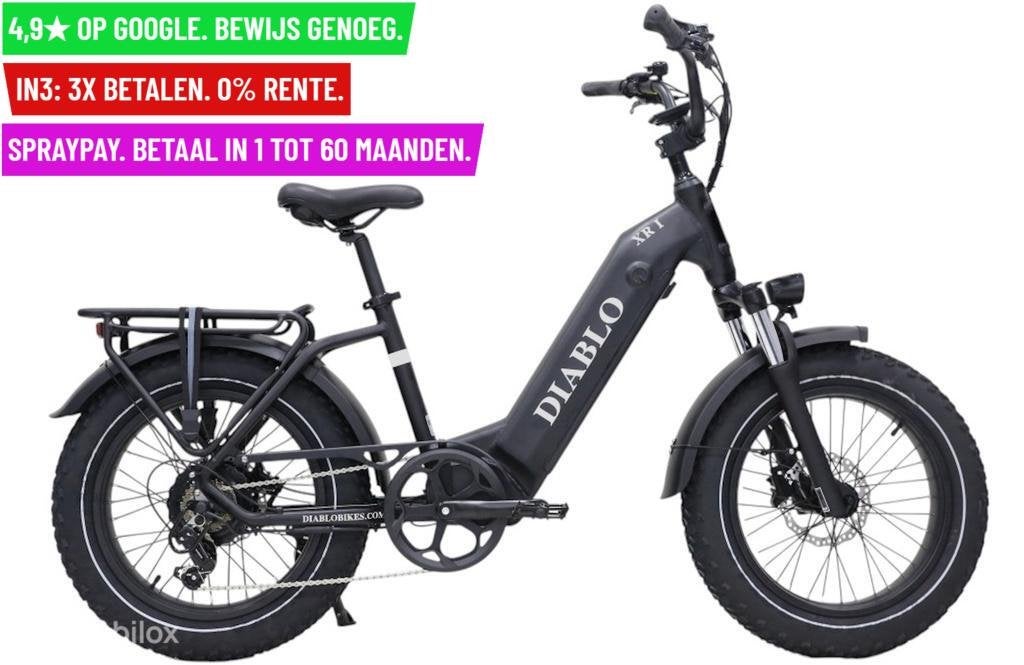 +E-BIKE Diablo XR1 20" Garantie/Levering, Overige merken, 9713 Bv Groningen, DIABLO, Nieuw