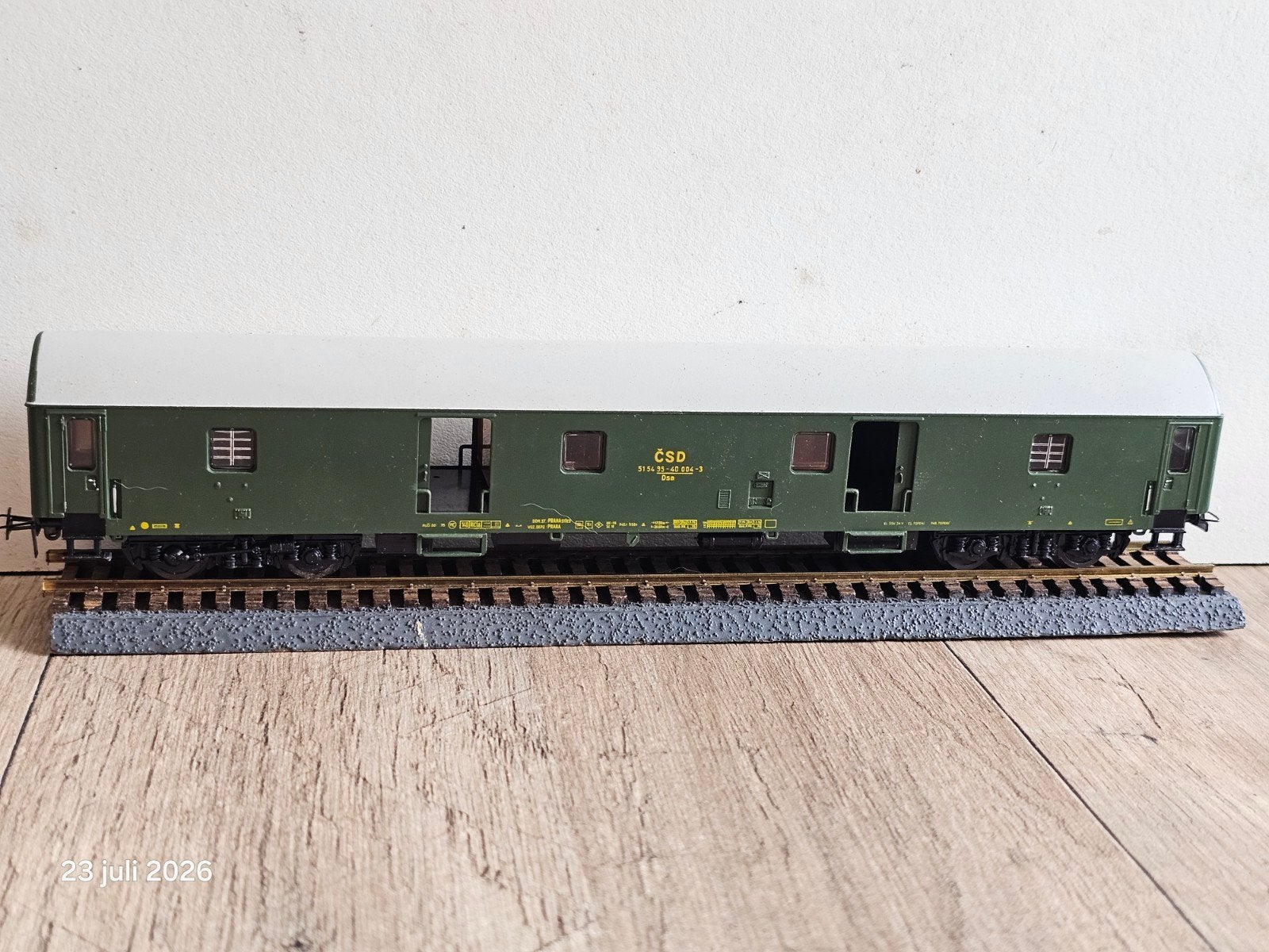 Modeltrein Ho CSD Wagon met werkende schuifdeuren, Ophalen of Verzenden, Gebruikt, Wagon, Overige merken