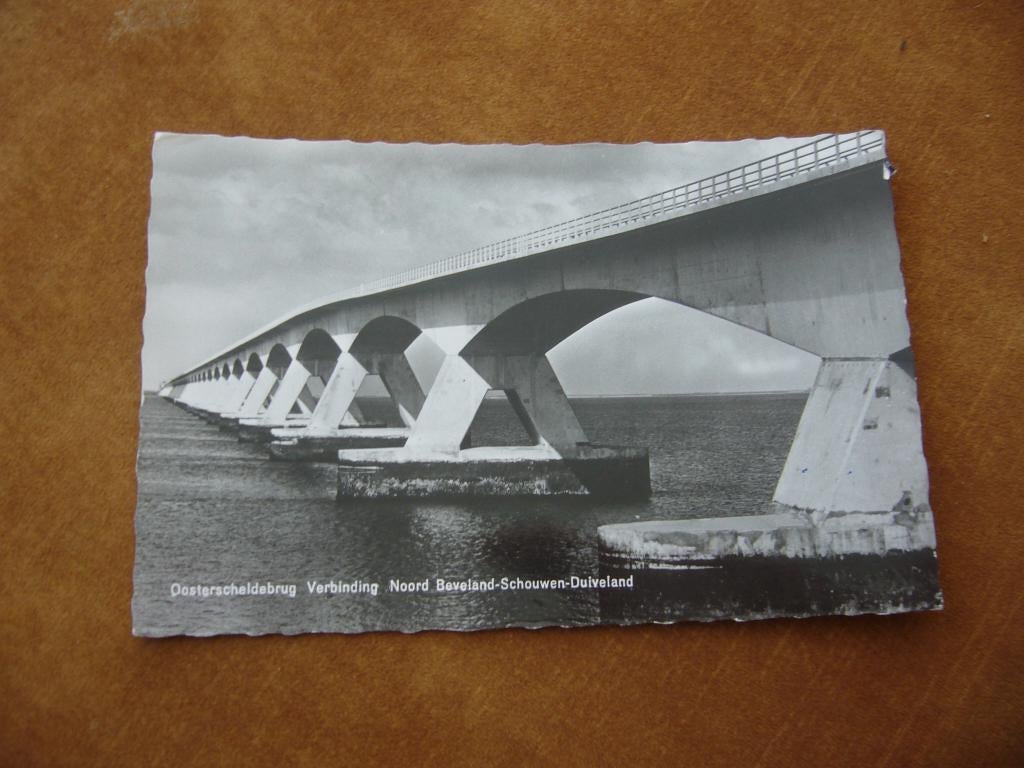 NOORD BEVELAND - SCHOUWEN DUIVELAND  = OOSTERSCHELDEBRUG, Ophalen of Verzenden, 1940 tot 1960, Ongelopen, Noord-Holland