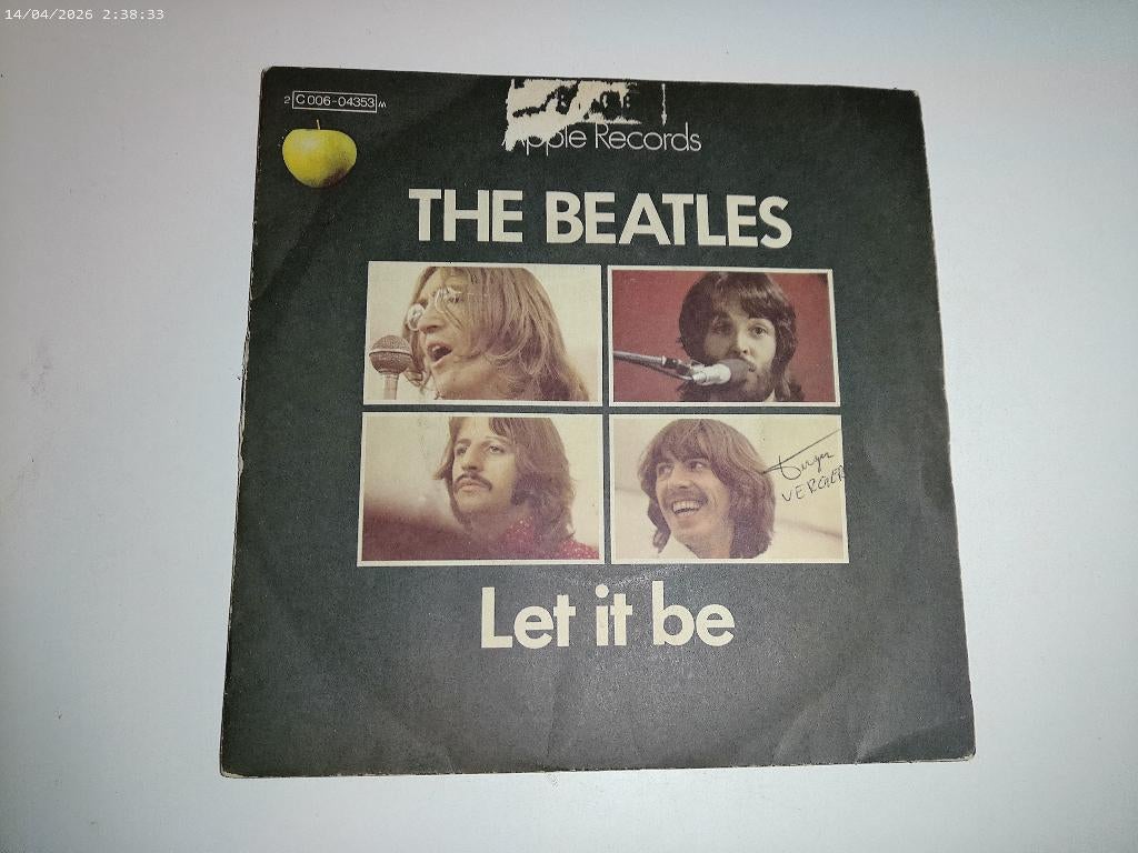The Beatles - Let it be / You know my name ( France ), Cd's en Dvd's, Gebruikt, 7 inch, Pop, Fotohoes