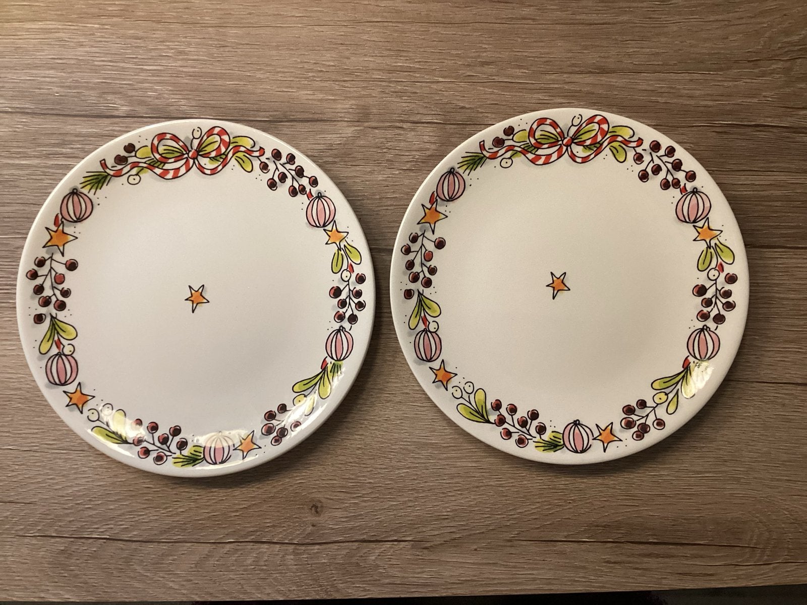 Blond Amsterdam Kerst dinerborden 18 cm (2 stuks), Ophalen of Verzenden, Nieuw, Blond Amsterdam, Bord(en)