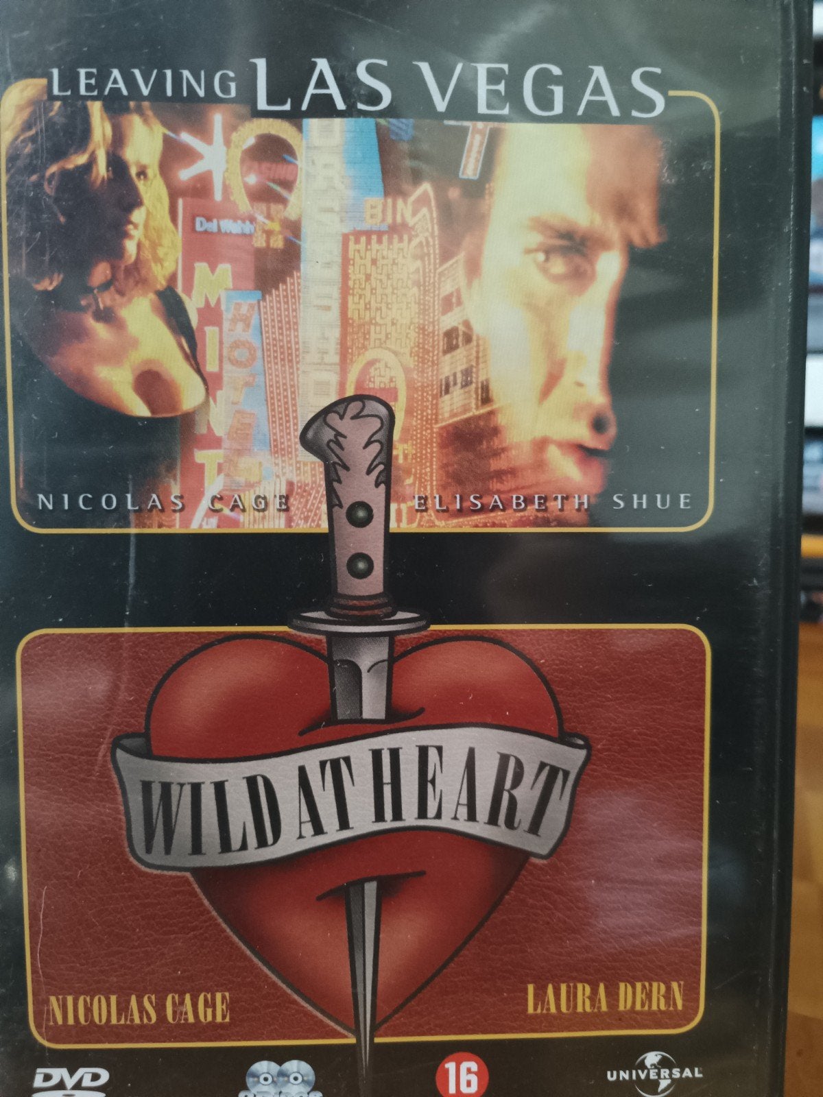 Leaving Las Vegas & Wild at Heart Dvd set NL ZG, Engels, Vanaf 16 jaar, Overige genres, Ophalen of Verzenden