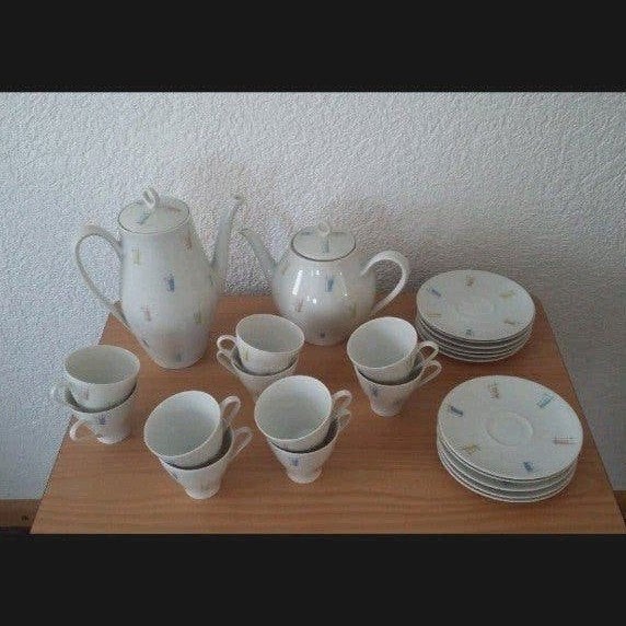 Vintage koffieservies, Ophalen