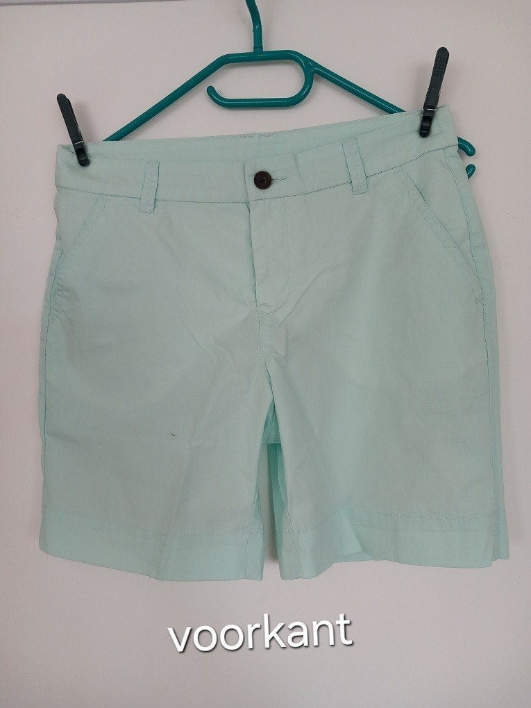 short mintgroen, ongedragen, Ophalen, Kort, Nieuw, Maat 36 (S)