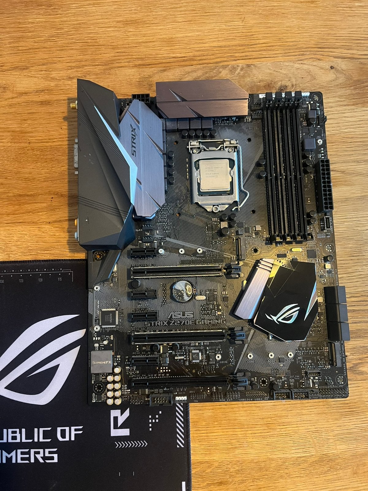 Strix z270E gaming intel i7 6700k, Ophalen of Verzenden, Zo goed als nieuw, 4-core, 4 Ghz of meer