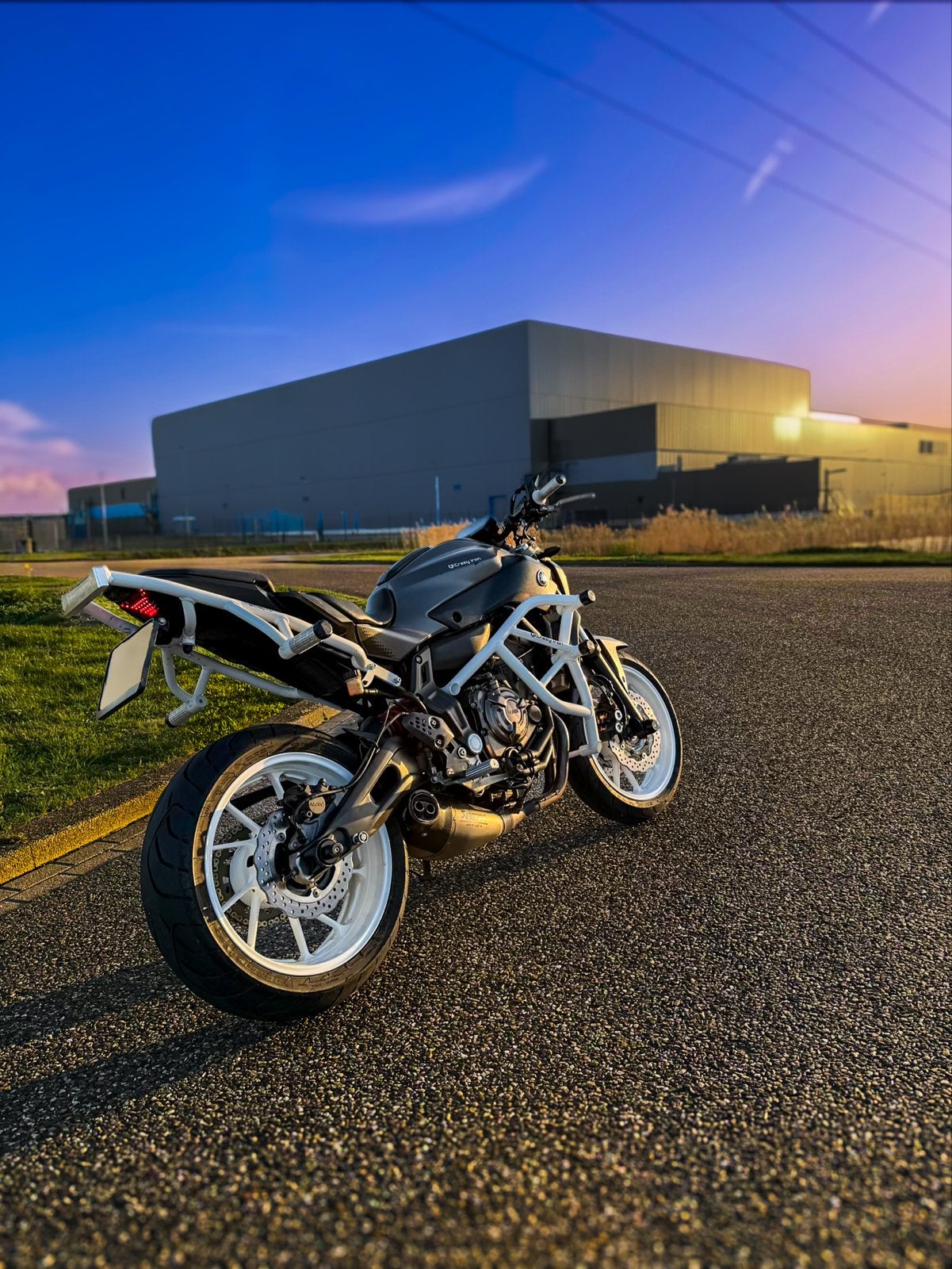 Yamaha MT-07 stuntmotor YSS vering en Crazyiron stunt cages, 2 cilinders, Sportuitlaat, Gebruikt, Particulier