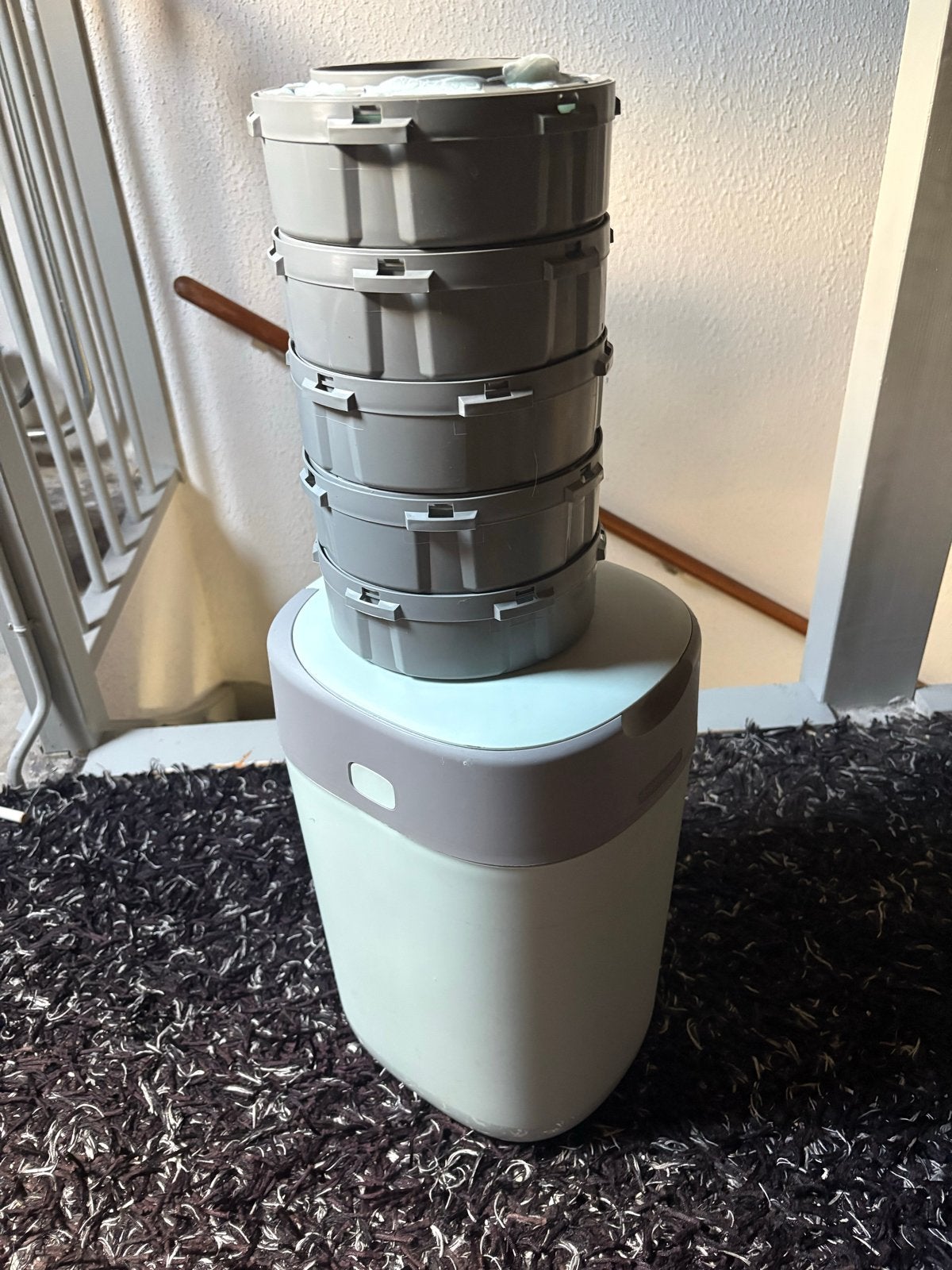 Tommee Tippee Luieremmer met navulcassettes, Ophalen, Gebruikt