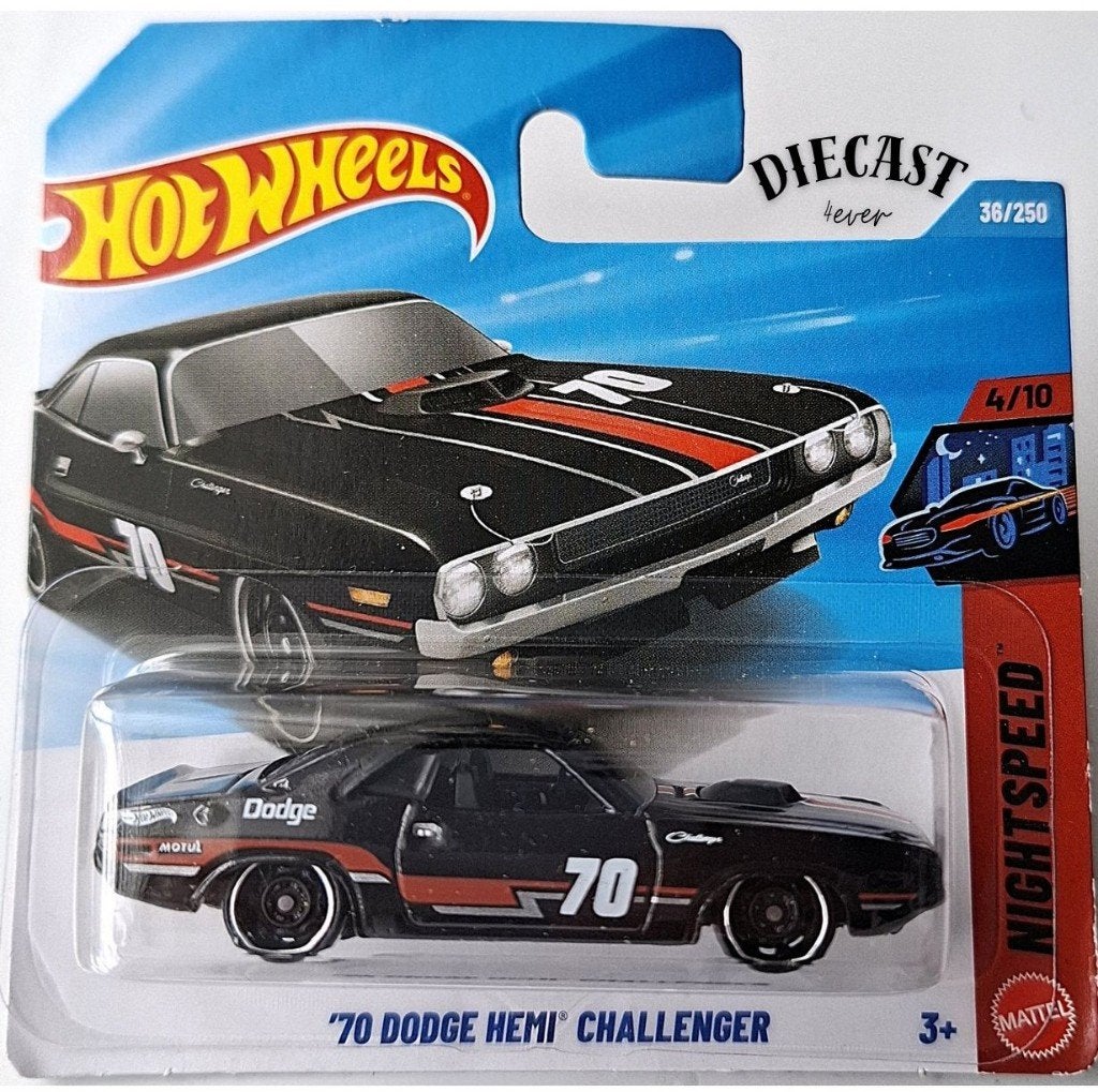 Hot Wheels '70 Dodge Hemi Challenger, Ophalen, Nieuw, Auto