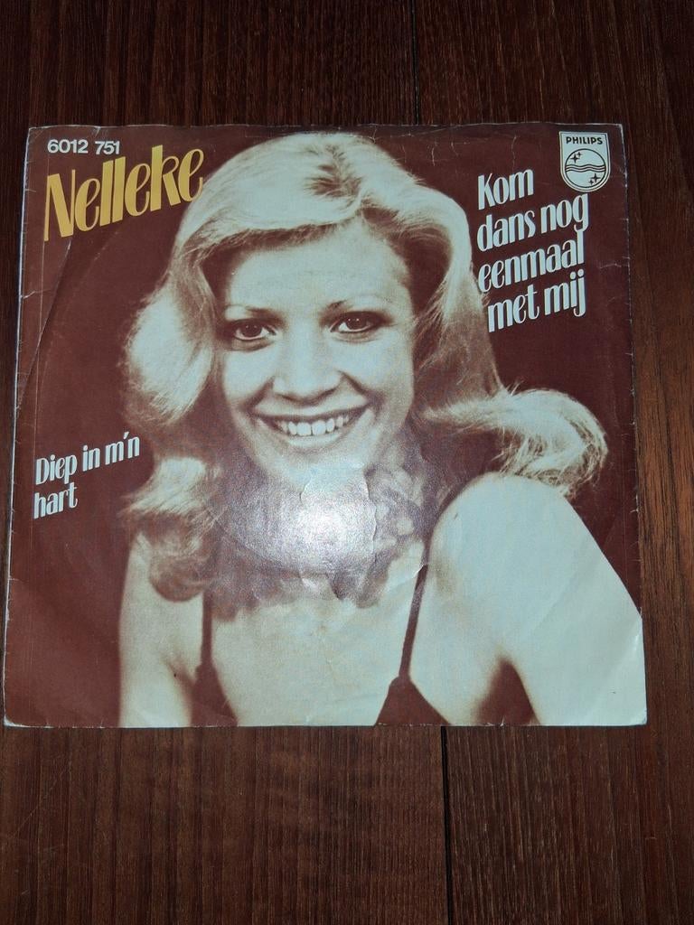 Nelleke - Kom dans nog eenmaal met mij / Diep in m'n hart, Cd's en Dvd's, Vinyl Singles, Gebruikt, Originele persing, 7 inch, Single