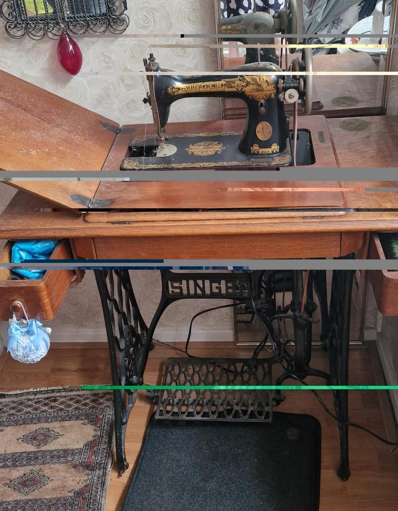 Singer trapnaaimachine,.. origineel,..werkt nog goed, Ophalen of Verzenden