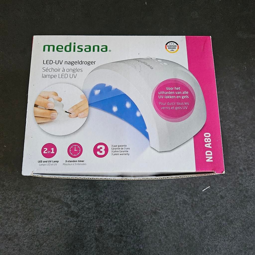 Medisana LED-UV Nageldroger ND A80 - Nieuw in doos, Ophalen of Verzenden
