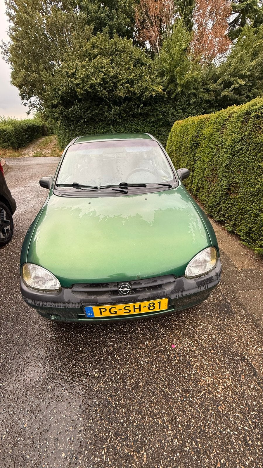 Opel Corsa 1.4 I 1996 Groen met trekhaak. Nieuwe banden, Auto's, Voorwielaandrijving, 450 kg, 31 €/maand, 4 cilinders