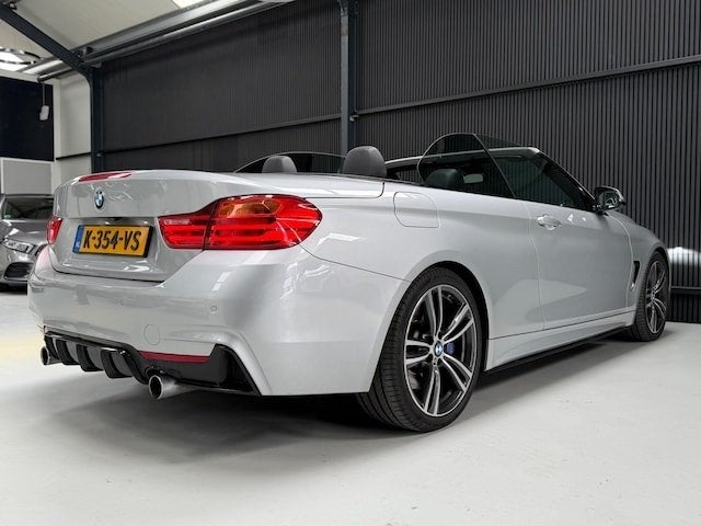 BMW 4-Serie 435IA 3.0 Cabrio 2014 Grijs, Auto's, BMW, Achterwielaandrijving, 4-Serie, Cabriolet, 4 stoelen