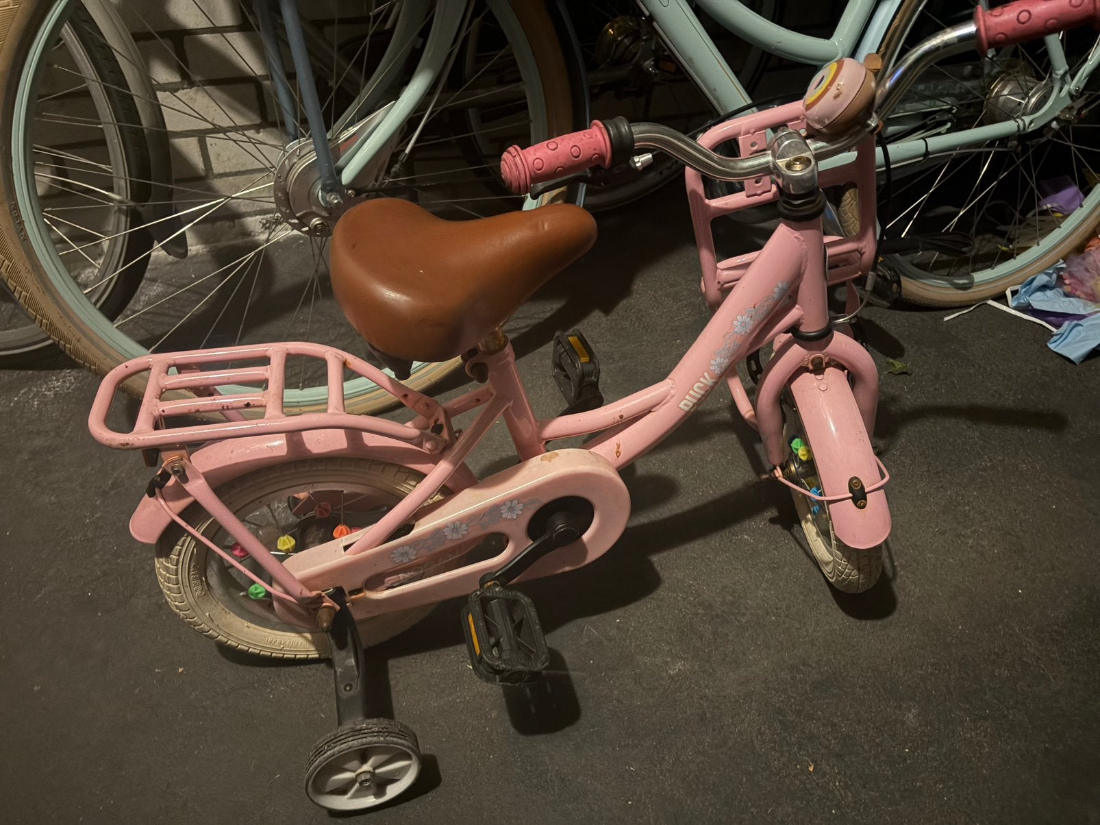 Kinderfietsje, Ophalen, Gebruikt, 14 inch of minder