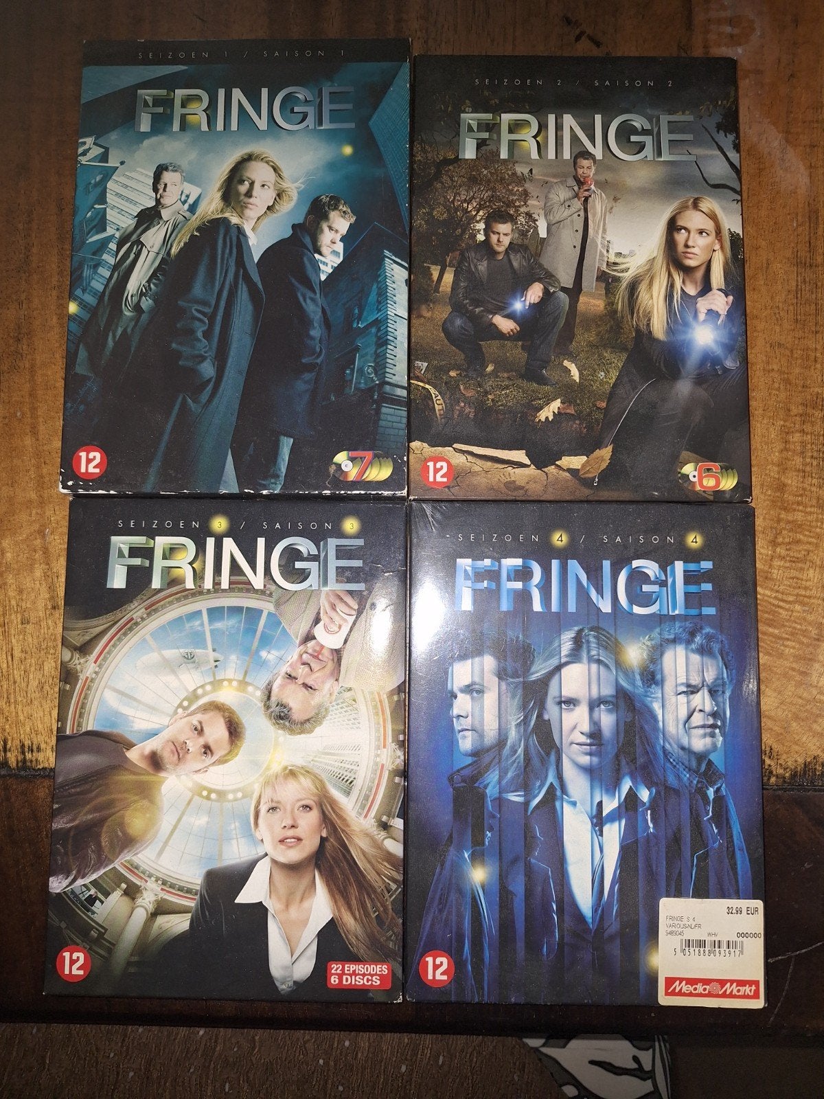 Fringe Seizoen 1-4 Blu-ray Boxset - Sci-Fi Thriller, Cd's en Dvd's, Dvd's | Tv en Series, Nederlands, Ophalen of Verzenden, Vanaf 12 jaar