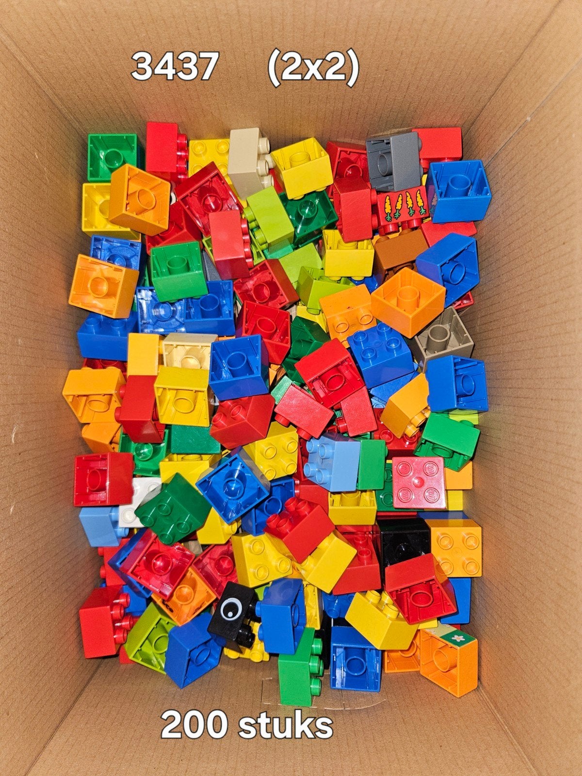 Duplo 3437 blokjes 2x2, Kinderen en Baby's, Speelgoed | Duplo en Lego, Ophalen of Verzenden, Duplo