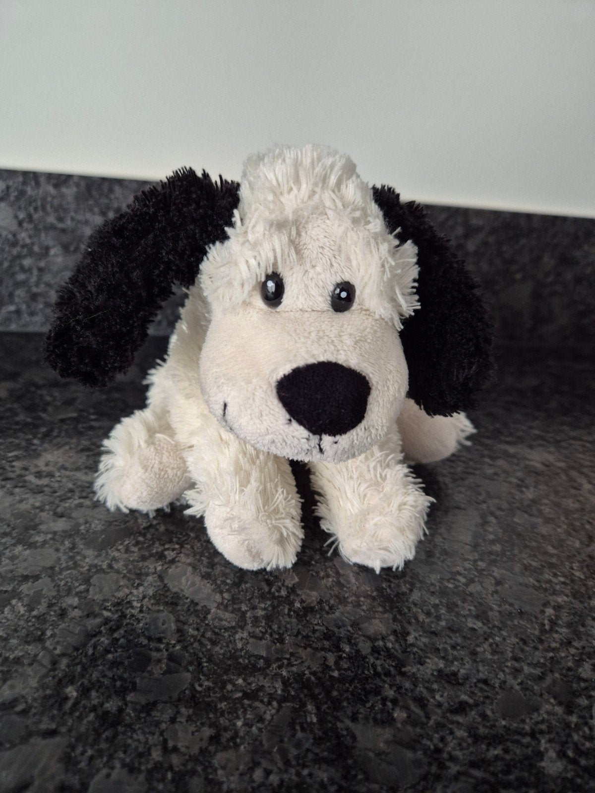 Knuffel Hondje zwart / wit, Ophalen of Verzenden, Zo goed als nieuw, Hond