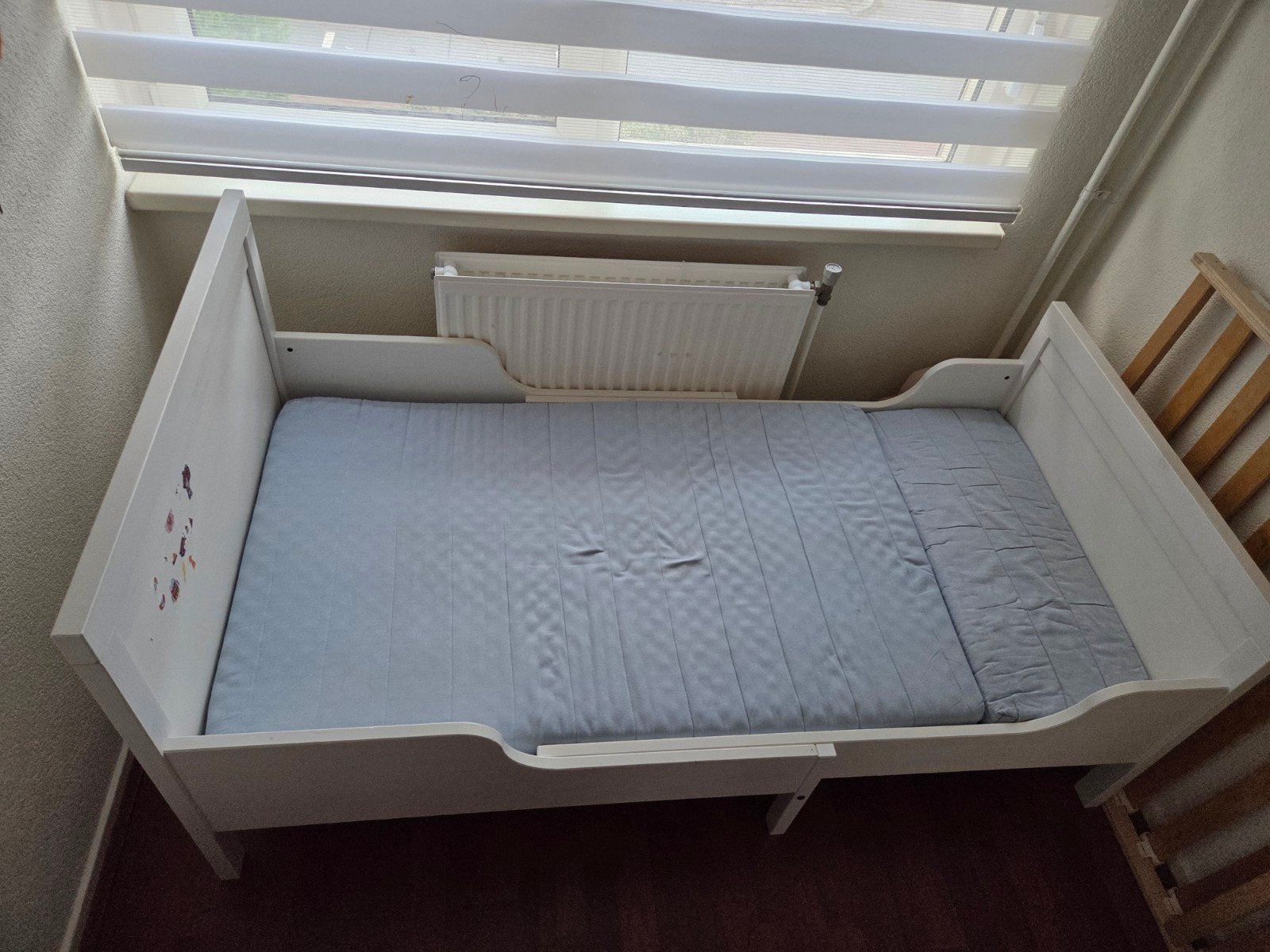 Ikea Sundvik meegroeibed, Ophalen of Verzenden, Zo goed als nieuw, 180 cm of meer, 70 tot 85 cm