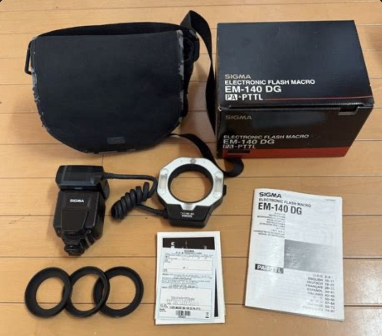 Sigma ringflitser voor Canon  EM-140 DG, Minder dan 50 mm, Verzenden, Sigma, Overige typen