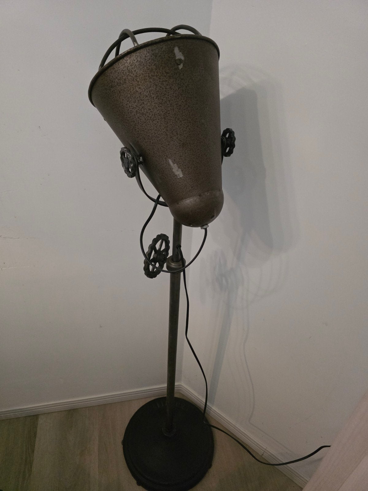 Vintage Industriële Vloerlamp - Studio Spot, Ophalen of Verzenden