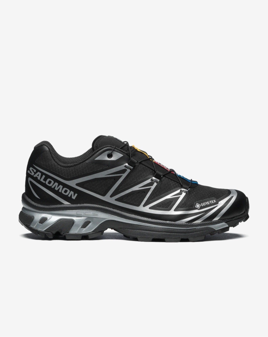 Salomon XT-6 GTX hardloopschoenen - Zwart/Zilver, Ophalen of Verzenden, Nieuw, Zwart