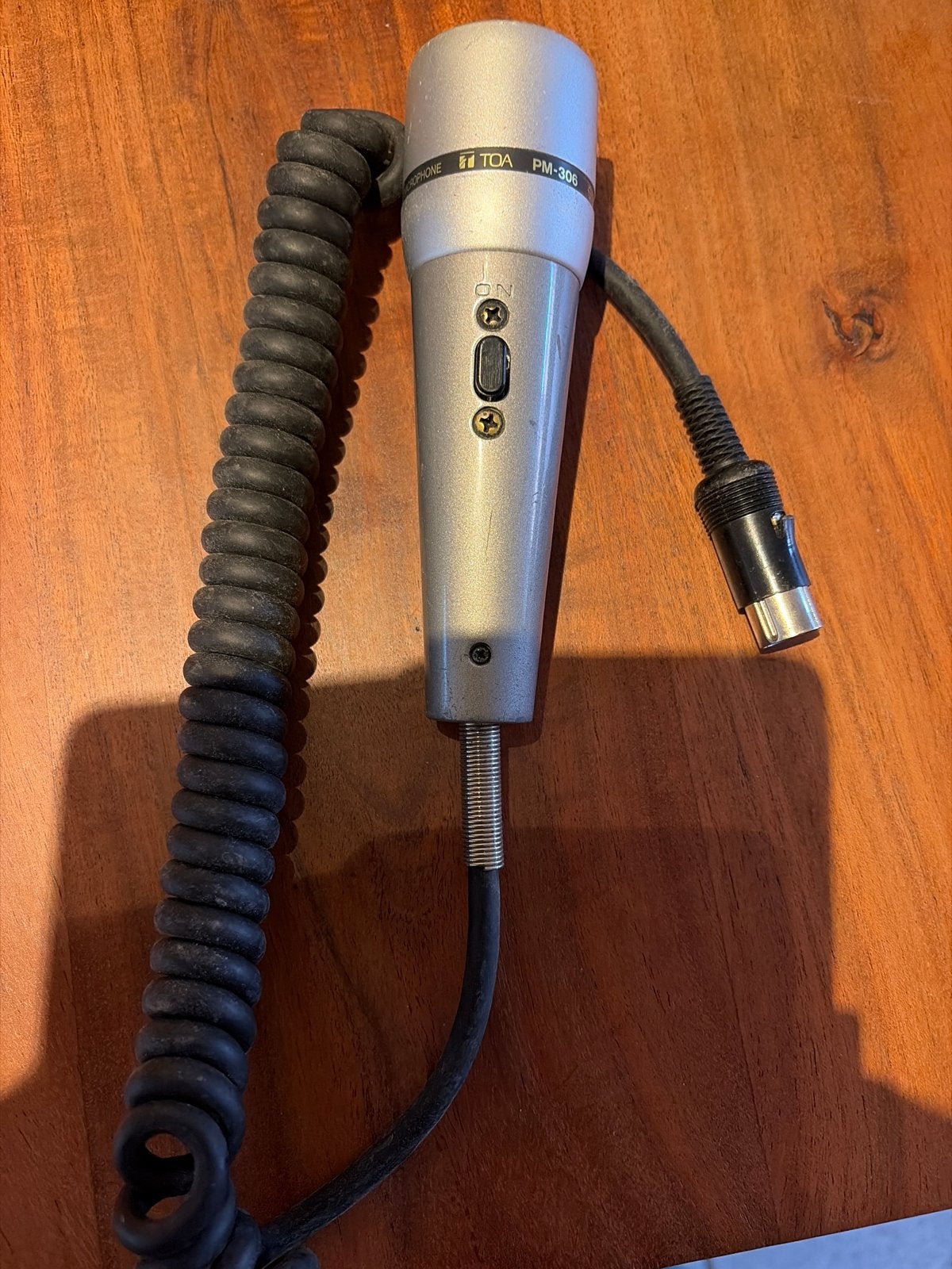 TOA PM-306 Microfoon met lange kabel, Ophalen of Verzenden, Gebruikt, Overige typen
