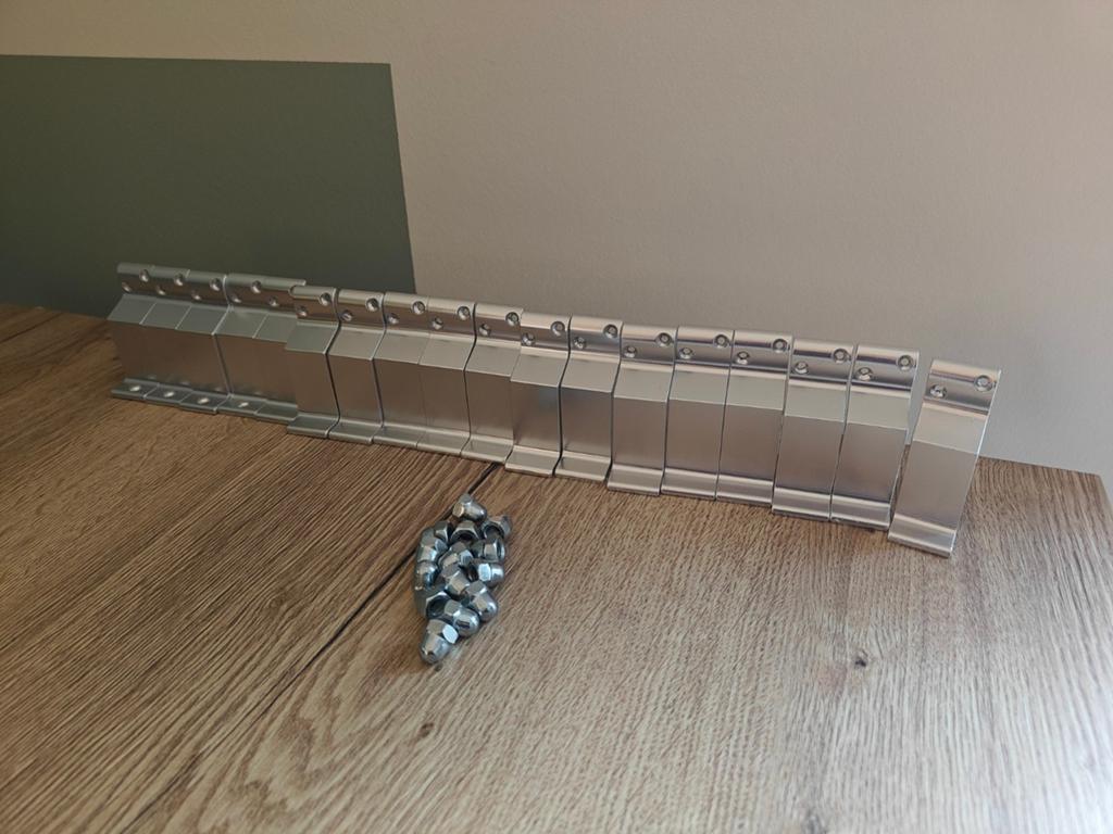 18 Gebruikte Trapleuninghouders (4x hout, 14x muur), Ophalen of Verzenden, Gebruikt, Overige materialen, Overige typen