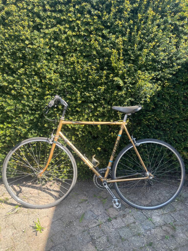 Vintage Miyata racefiets - Goudkleurig, 28 inch, Gebruikt, Ophalen of Verzenden, Koga Miyata