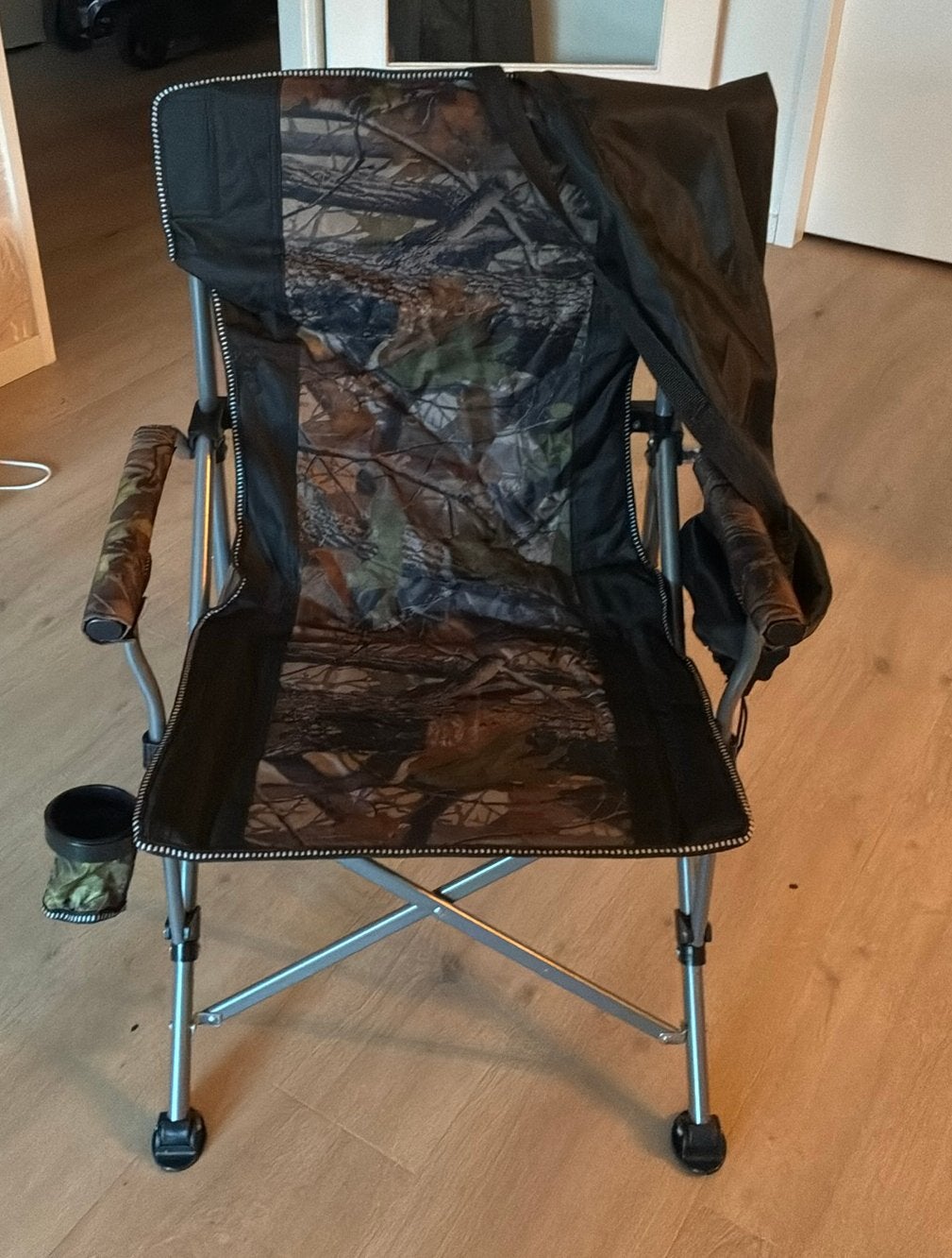 Visstoel, Caravans en Kamperen, Ophalen of Verzenden, Zo goed als nieuw, Campingstoel
