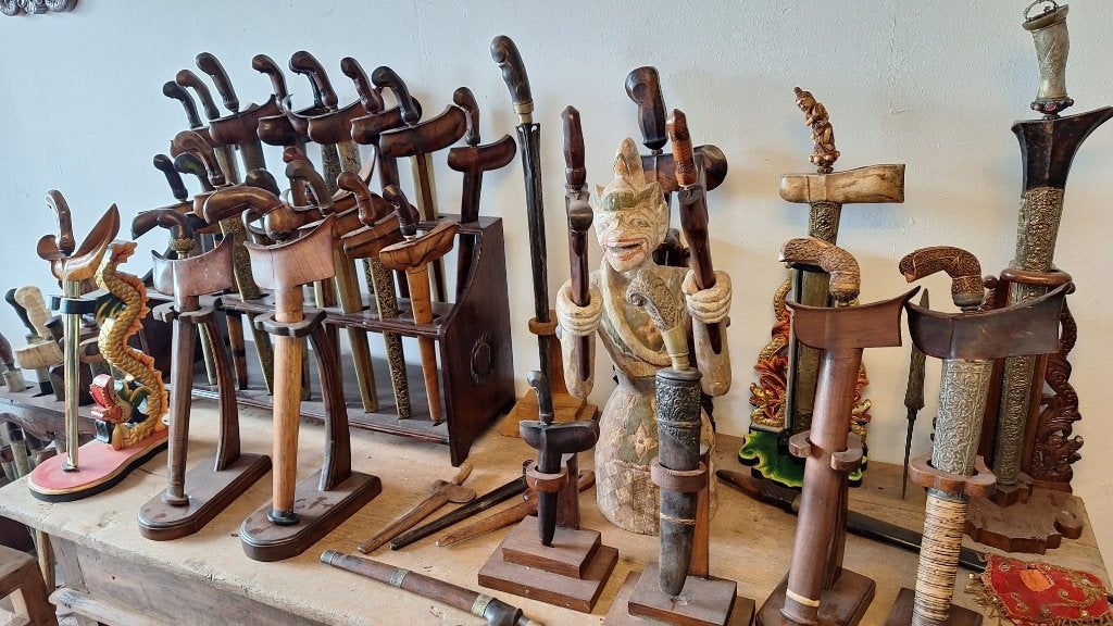 Keris Krissen Traditionele wapens uit Indonesie WI3 kunst, Ophalen of Verzenden