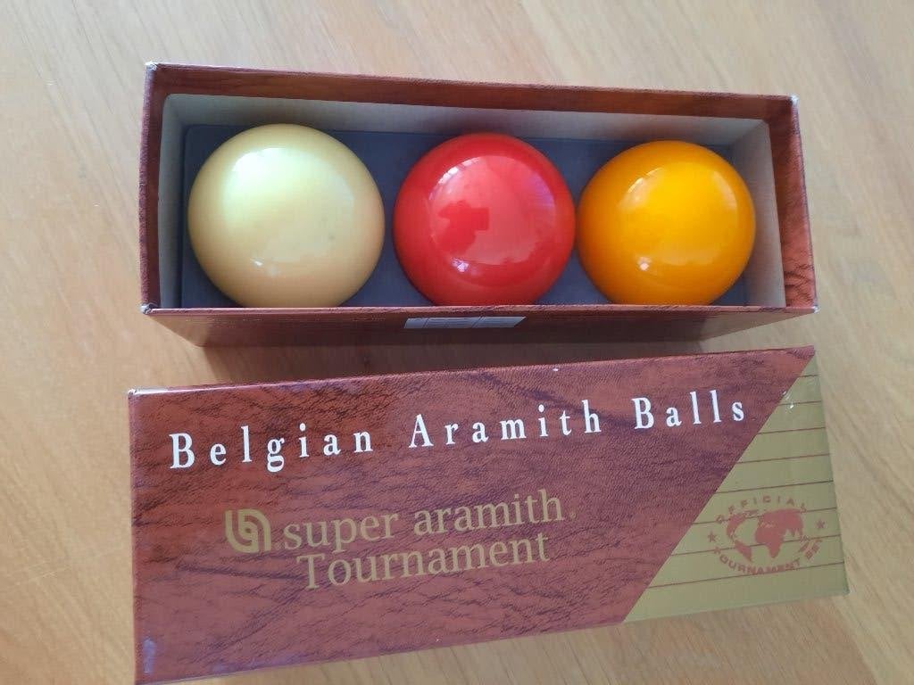 Biljartballen, Super Aramith Tournament, Ophalen of Verzenden, Gebruikt, Keu of Ballen