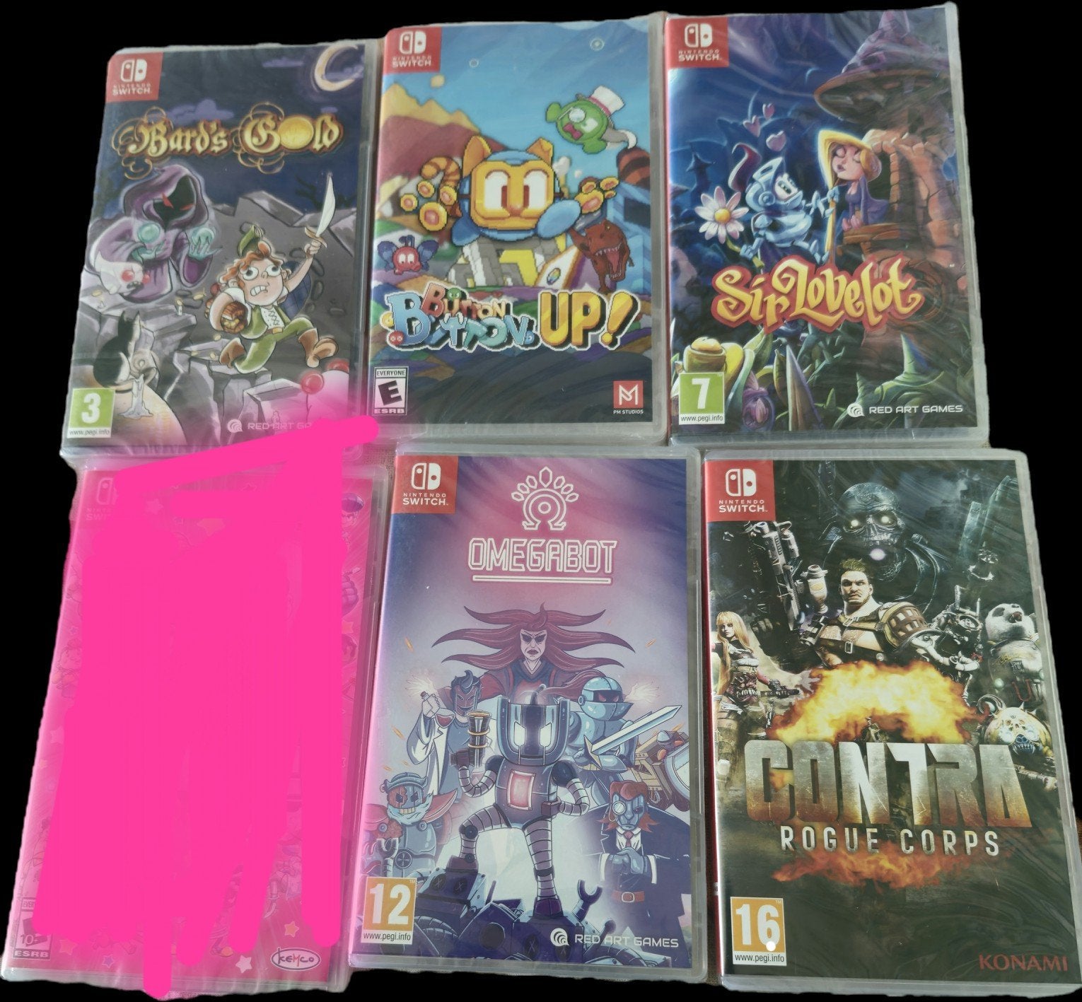 5 nintendo switch games 1 koop seal vaste prijs, Ophalen, 1 speler, Zo goed als nieuw, Vanaf 3 jaar