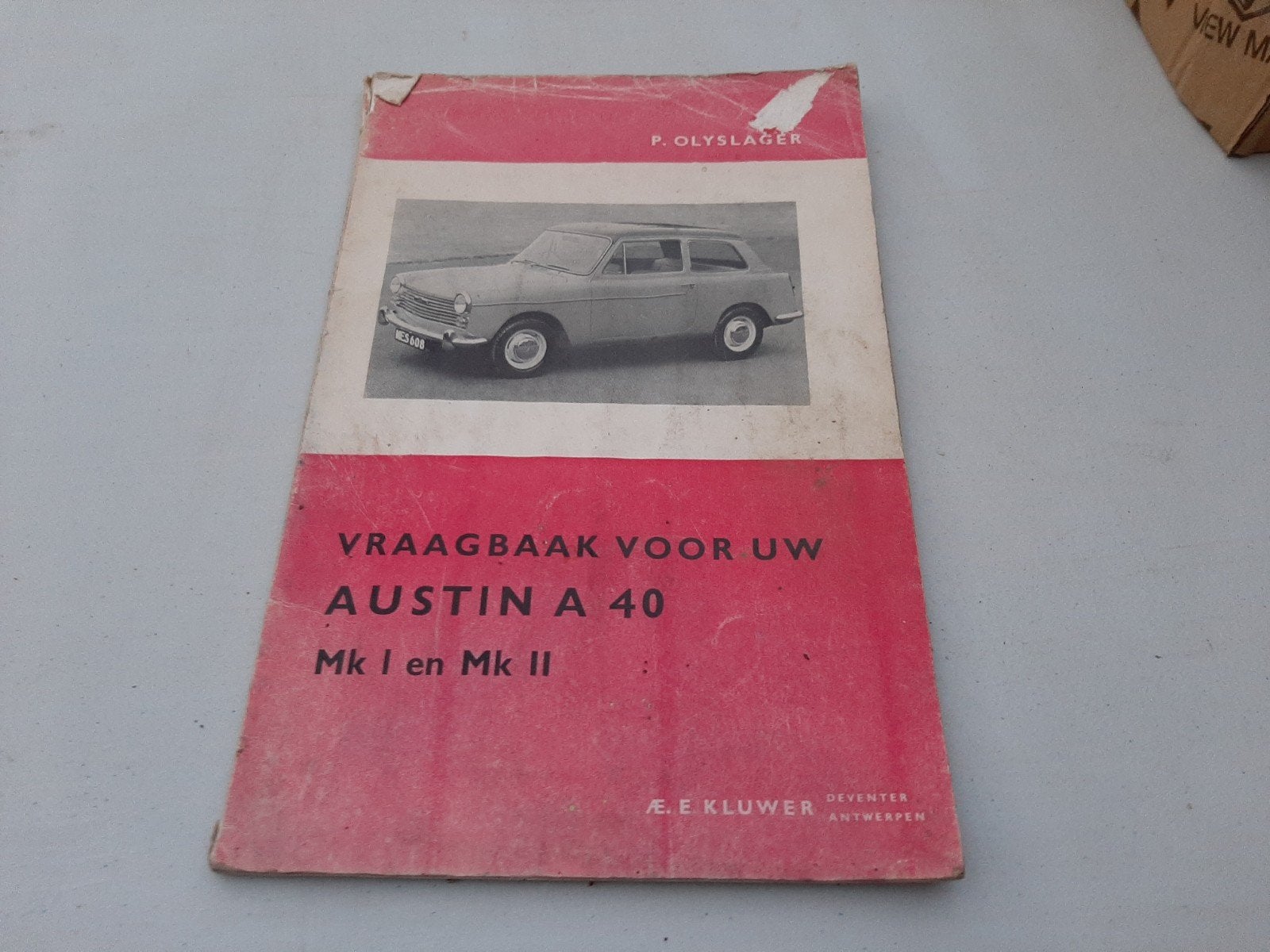Vraagbaak Austin A40 Mk I en Mk II - P. Olyslager, Boeken, Ophalen of Verzenden, Gelezen, Overige merken, P. Olyslager