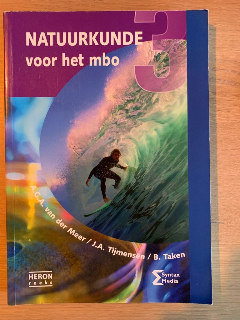 Natuurkunde voor het MBO deel 3, Boeken, A.G.A. van der Meer, Ophalen of Verzenden, Zo goed als nieuw, MBO