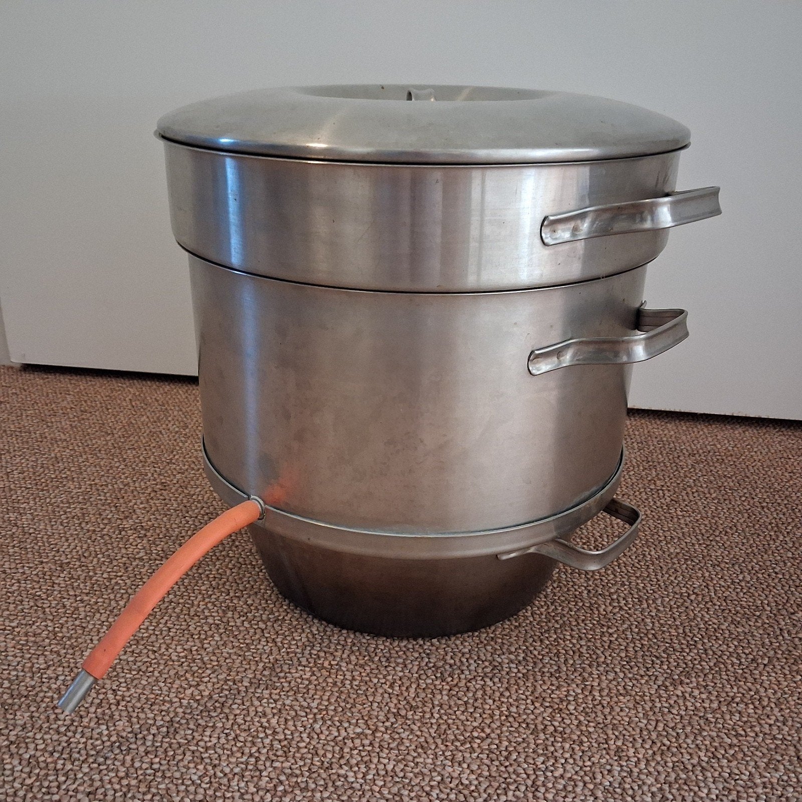 stoomextractor voor fruit, Huis en Inrichting, Ophalen, Gebruikt, Rvs, Pannenset