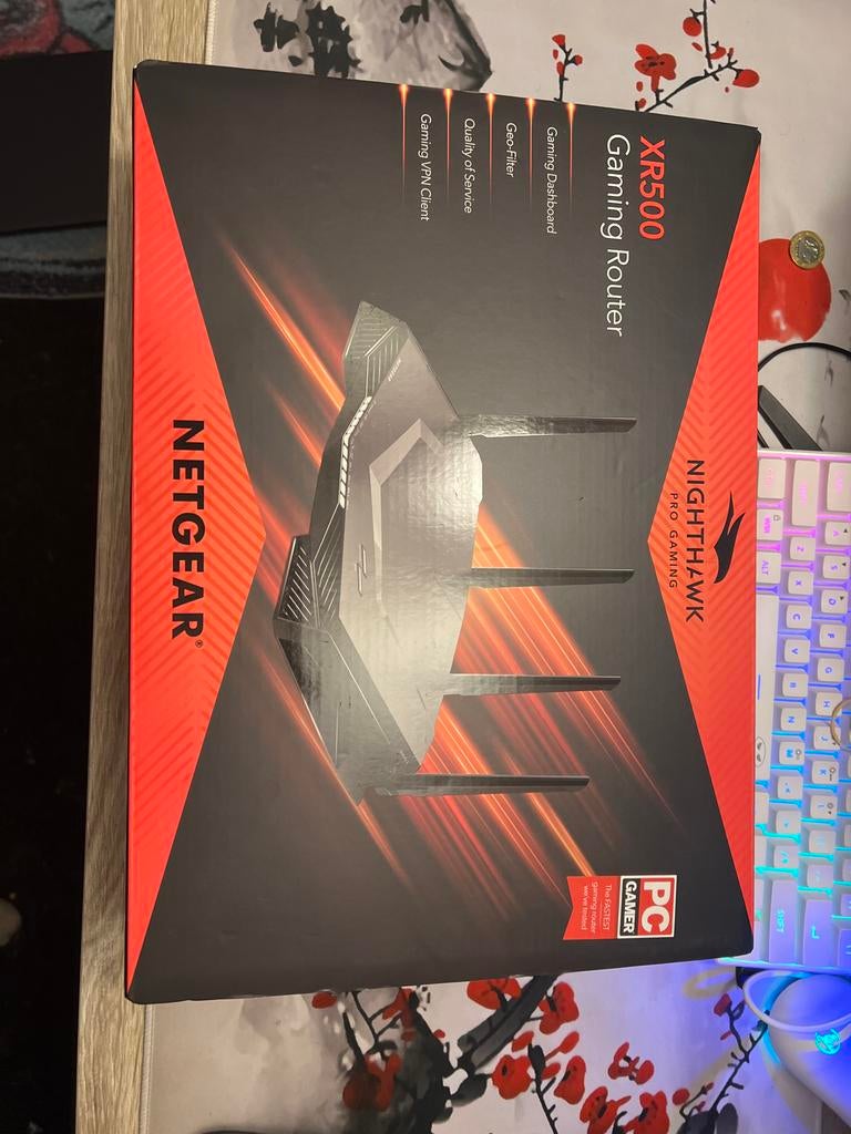 Netgear Nighthawk Pro Gaming XR500 Router, Computers en Software, Routers en Modems, Zo goed als nieuw, Router, Ophalen of Verzenden