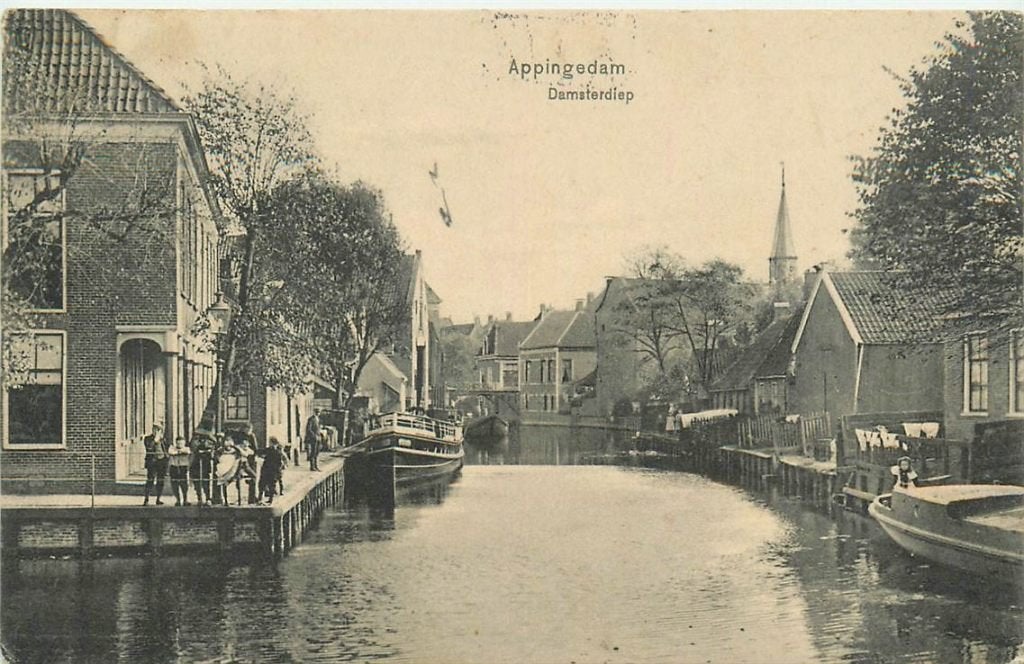 701-247-049 Appingedam Damsterdiep, Verzenden, Voor 1920, Groningen