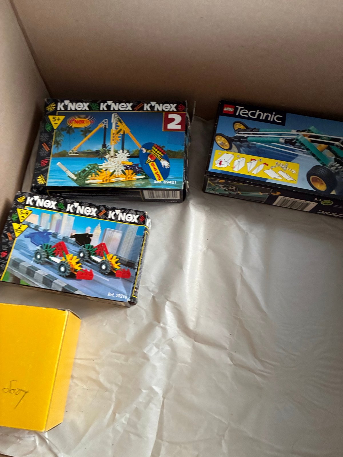 Grote partij K'nex en Lego Technic/Classic met handleidingen, Ophalen, Gebruikt, K'nex