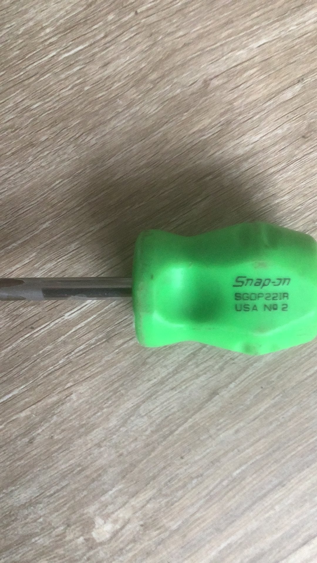 Snap On USA no. 2 schroevendraaier, Ophalen, Gebruikt