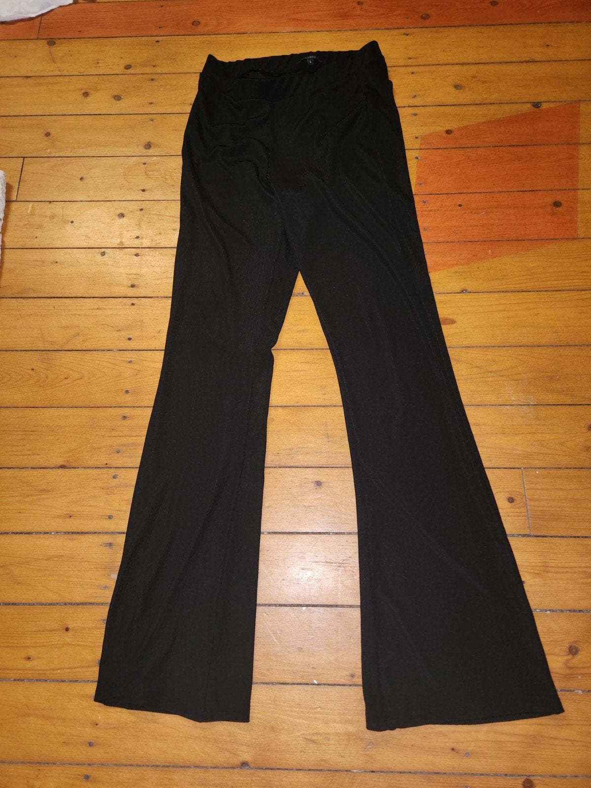 Zwarte flared broek - Maat M, Maat 38/40 (M), Zwart, Ophalen of Verzenden, Coolcat