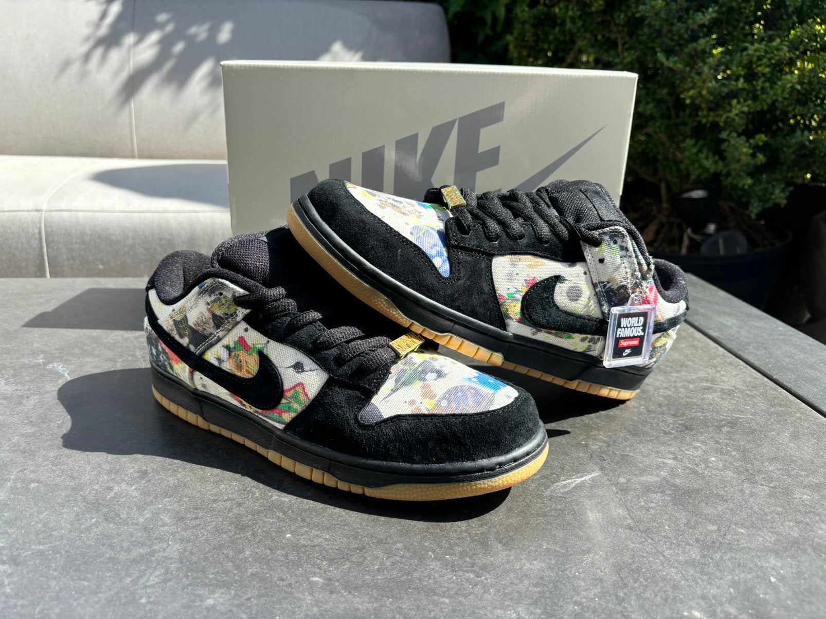 Nike SB Dunk Low Supreme “Rammellzee”, Kleding | Heren, Schoenen, Ophalen of Verzenden, Zo goed als nieuw, Overige kleuren