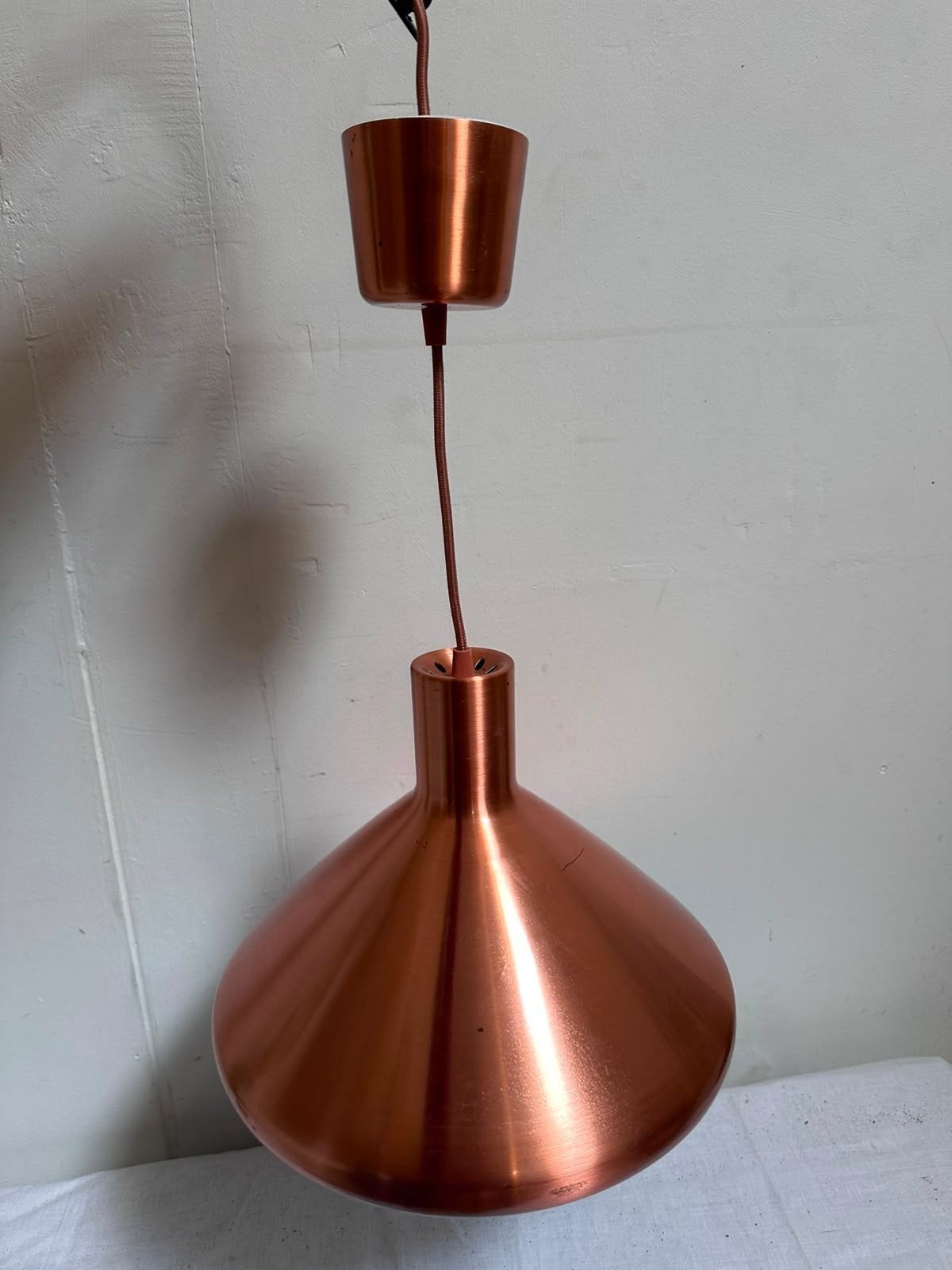 Vintage hanglamp IKEA STAKRA jaren 60-70 plafondlamp koper, Huis en Inrichting, Gebruikt, Vintage, Nvt, Metaal