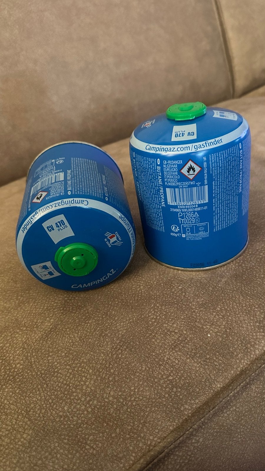 Campingaz CV470 Plus gascartouche - 2 stuks, Caravans en Kamperen, Ophalen, Nieuw