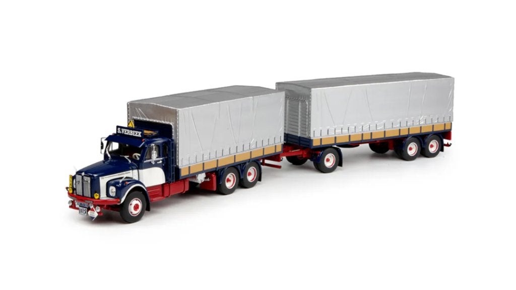 Tekno Scania L Bege slaapcabine Verbeek, Ophalen of Verzenden, Nieuw, Bus of Vrachtwagen, Tekno