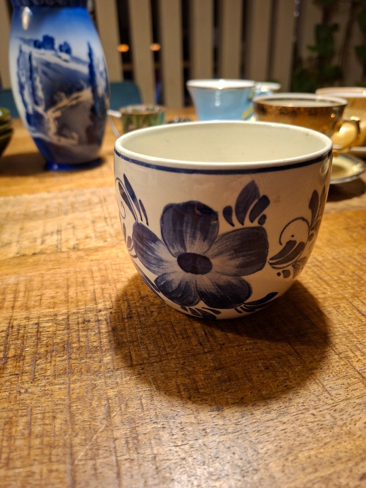 Antieke Rio Tiel Delfts Blauw Kom - Handgeschilderd, Antiek en Kunst, Ophalen of Verzenden