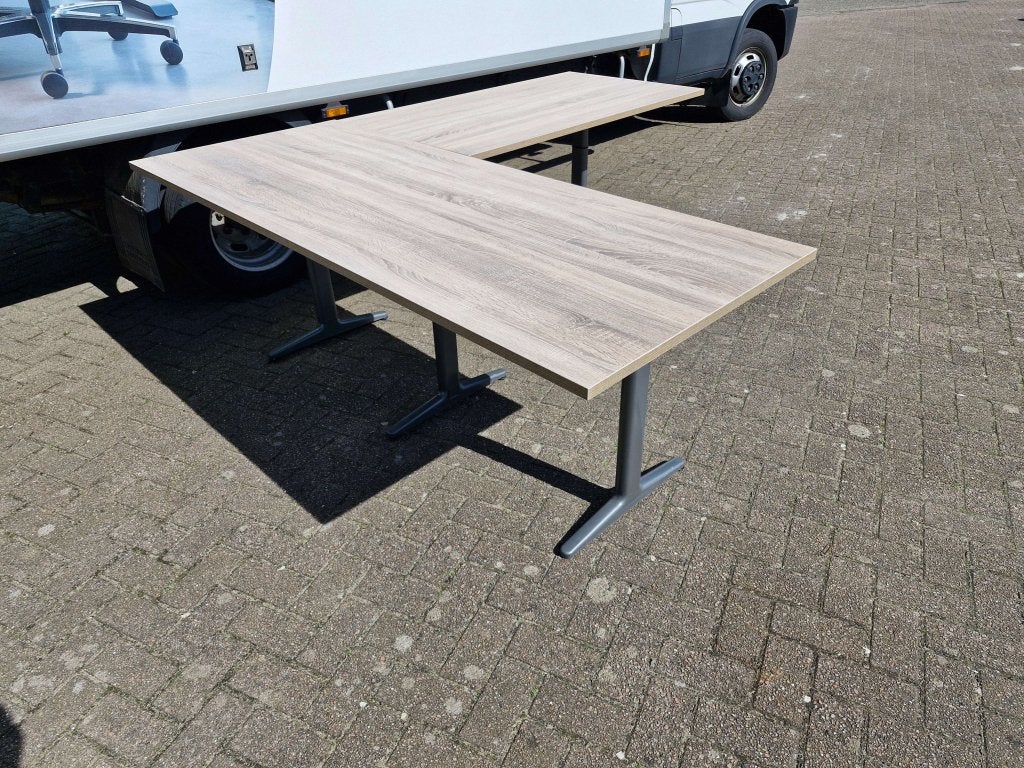 Ahrend elektrisch hoekbureau nieuw blad naar keuze (25x), Huis en Inrichting, Elektrisch, Ophalen of Verzenden, Zo goed als nieuw