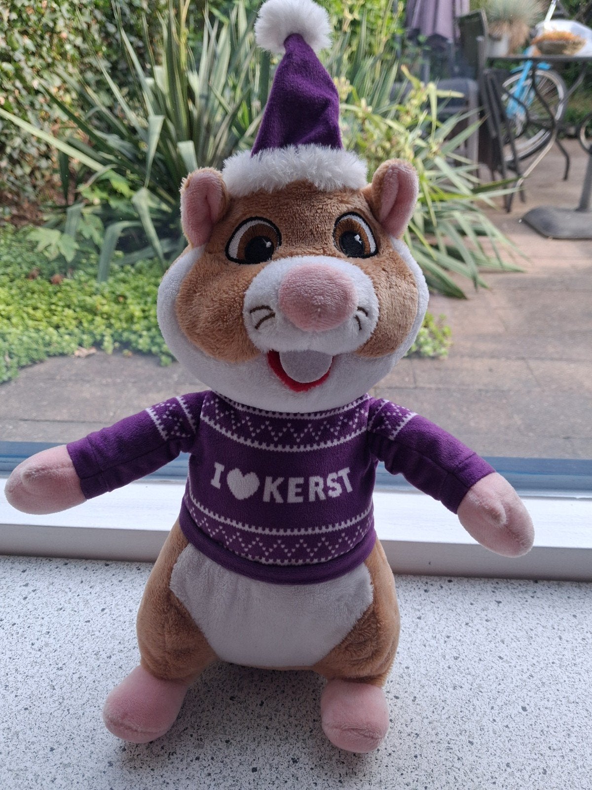 Hamster I love Kerst van AH Albert Heijn paarse outfit, Albert Heijn, Hamster, Ophalen of Verzenden, Zo goed als nieuw